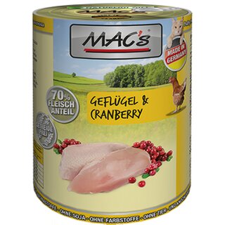 MACs Cat Geflgel & Cranberry 400 g Dose
