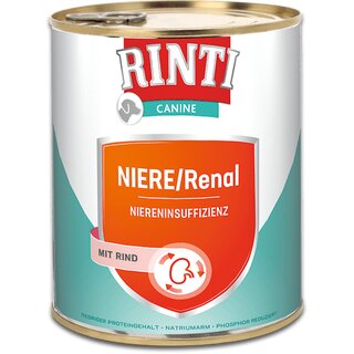 Rinti Canine Niere/Renal Rind 800 g Dose
