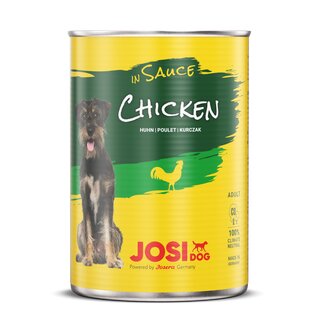 12 x 415 g JosiDog Chicken in Sauce