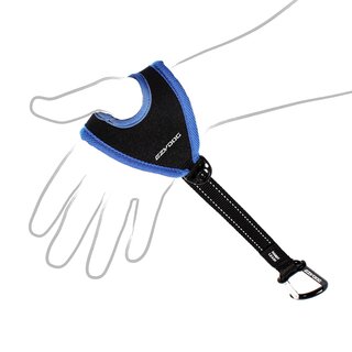 EzyDog Handschlaufe Handy - blau-schwarz, ca. 38cm