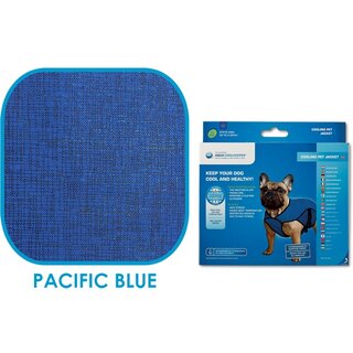 Aqua CoolKeeper Kühljacke für Tiere Gr. 09 L 61-87cmx49cm Pacific Blue