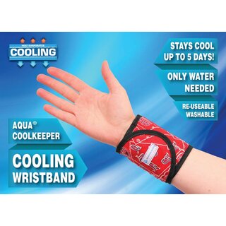 Aqua CoolKeeper kühlendes Armband Gr. 07 M cool blue