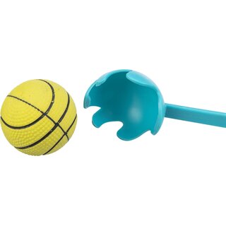 Trixie Ballschleuder mit Ball, 70 cm / 6 cm, petrol/lime