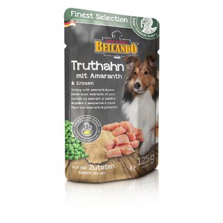 BELCANDO Finest Selection Truthahn mit Amaranth & Erbsen 125 g