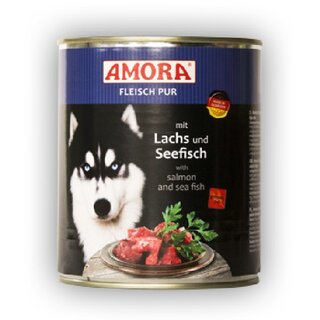 Amora Pur mit Lachs & Seefisch 400 g Dose