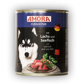 Amora Pur mit Lachs & Seefisch 800 g Dose