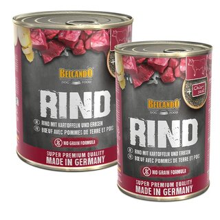 BELCANDO Rind m. Kartoffel u. Erbsen