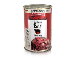 BEWI DOG Reich an Rind 400 g Dose