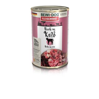 BEWI DOG Reich an Kalb 400 g Dose