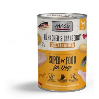 MACs Dog Hhnchen & Cranberry 400 g Dose