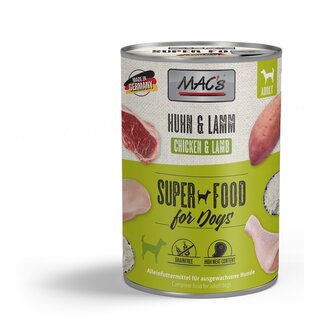 MACs Dog Huhn & Lamm 400 g Dose