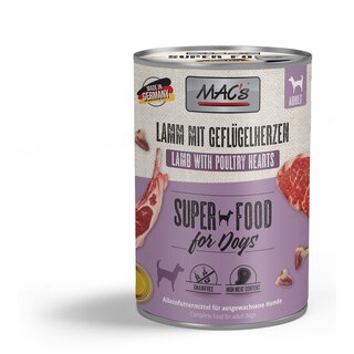 MAC�s Dog Lamm & Gefl�gelherzen