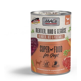 MAC?s Dog Rentier, Rind & Gem�se