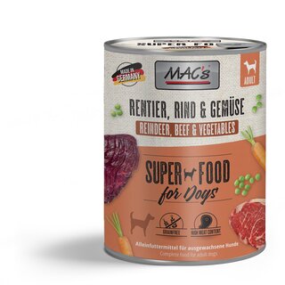 MAC?s Dog Rentier, Rind & Gem�se 800 g Dose