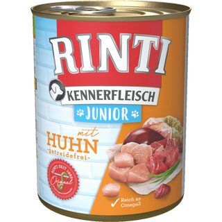 Rinti Kennerfleisch Junior Huhn 800 g Dose