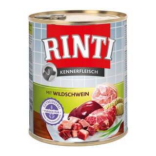 Rinti Kennerfleisch Wildschwein 800 g Dose