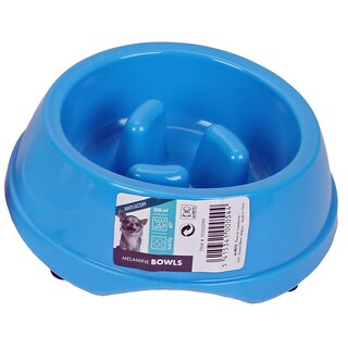 M-Pets Anti-Schling Napf blau 250ml