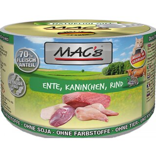 MACs Cat Ente, Kaninchen & Rind