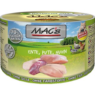 MACs Cat Ente, Pute, Huhn 200 g Dose