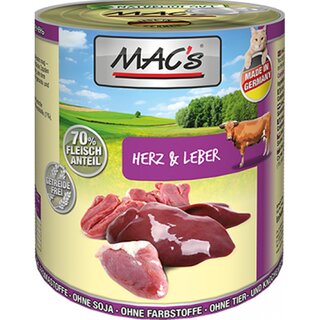 MACs Cat Herz & Leber 800 g Dose