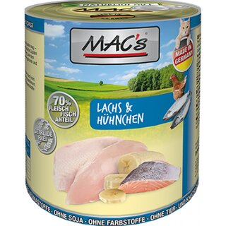 MACs Cat Lachs & Hühnchen 800 g Dose