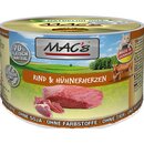 MACs Cat Rind mit Hühnerherzen 200 g Dose