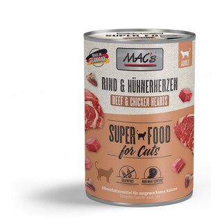 MACs Cat Rind mit Hhnerherzen 400 g Dose