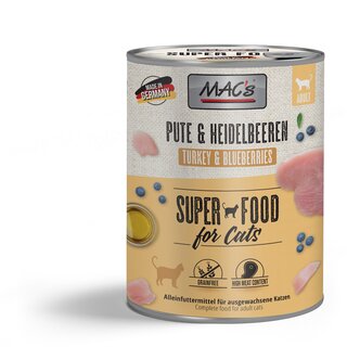 MACs Cat Pute, Rind & Heidelbeeren 800 g Dose
