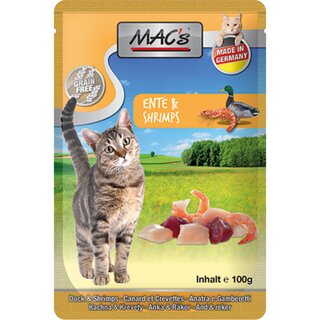 MACs Cat Pouch Pack Ente & Shrimps