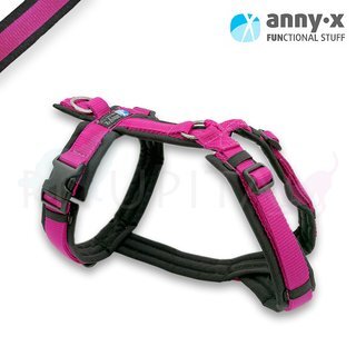 anny-x Brustgeschirr Fun XS schwarz / pink