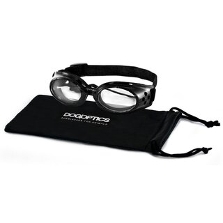 Sonnenbrille für Hunde Ibiza Black Frame/Clear Lens S