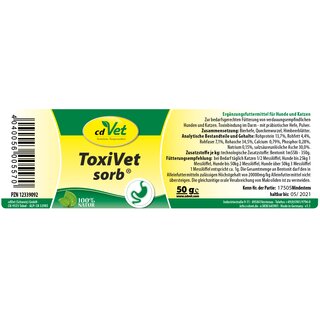 cdVet ToxiVet sorb 50g