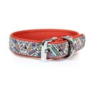 Hundehalsband Casablanca Mosaik / Rubyred