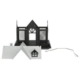 Trixie Futterhaus Villa, 2.000 ml/26 × 19 × 19 cm, schwarz