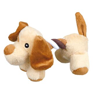 Trixie Spielfigur Elefant oder Hund mit Tau, 17 cm