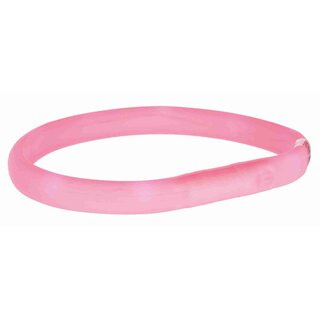 Trixie Flash Leuchtband USB pink L-XL 70 cm/18 mm