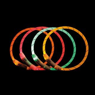 Trixie Flash Leuchtring USB Grn XS-S 35 cm/ 7 mm