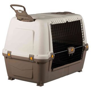 Trixie Transportbox Skudo Car, taupe/sand