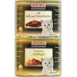 Amora Fleisch pur Katzenkinder 200 g