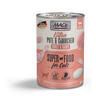 MACs Cat Kitten Pute und Kaninchen 400 g