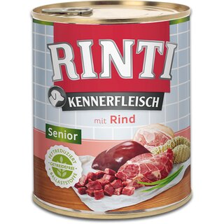 Rinti Kennerfleisch Senior + Rind 800 g Dose