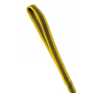 dogogo Gummierte Leine mit Schlaufe, 20 mm, gelb