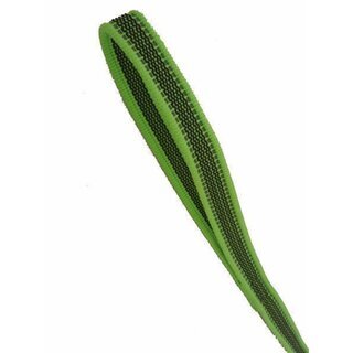dogogo Gummierte Leine mit Schlaufe, 20 mm, neon grn 7 m