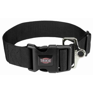 Trixie Premium Halsband L-XL/40-65 cm/25 mm schwarz