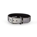 Halsband Oslo Silver reflective / Black