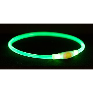 Trixie Flash Leuchtring USB grün L-XL: 65 cm/ø 8 mm