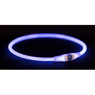 Trixie Flash Leuchtring USB multicolor S-M: 40 cm/� 8 mm