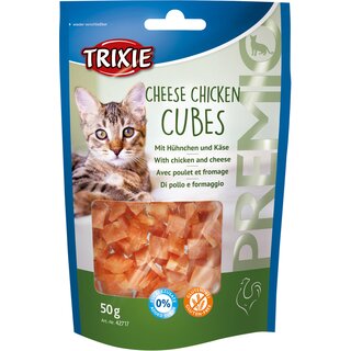 Trixie PREMIO Cheese Chicken Cubes, 50 g