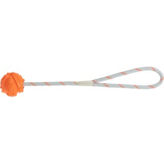 Trixie Aqua Toy Ball am Seil, schwimmt  4,5/35 cm, orange