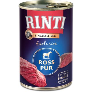 Rinti Singlefleisch Exclusive Ross Pur 400 g Dose